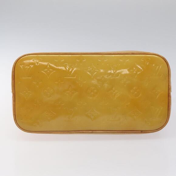 LOUIS VUITTON Monogram Vernis Houston Hand Bag Beige M91004 - Picture 9 of 13